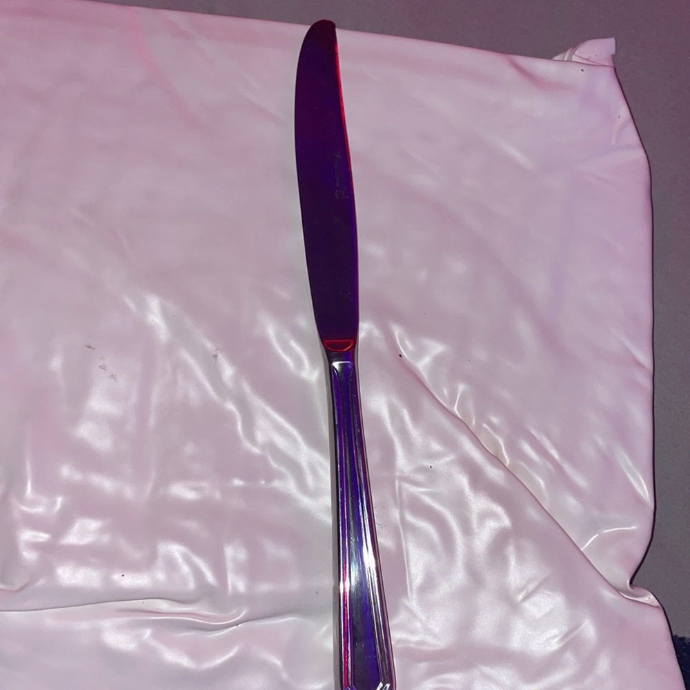 Natural Sterling Silver Butter Knives